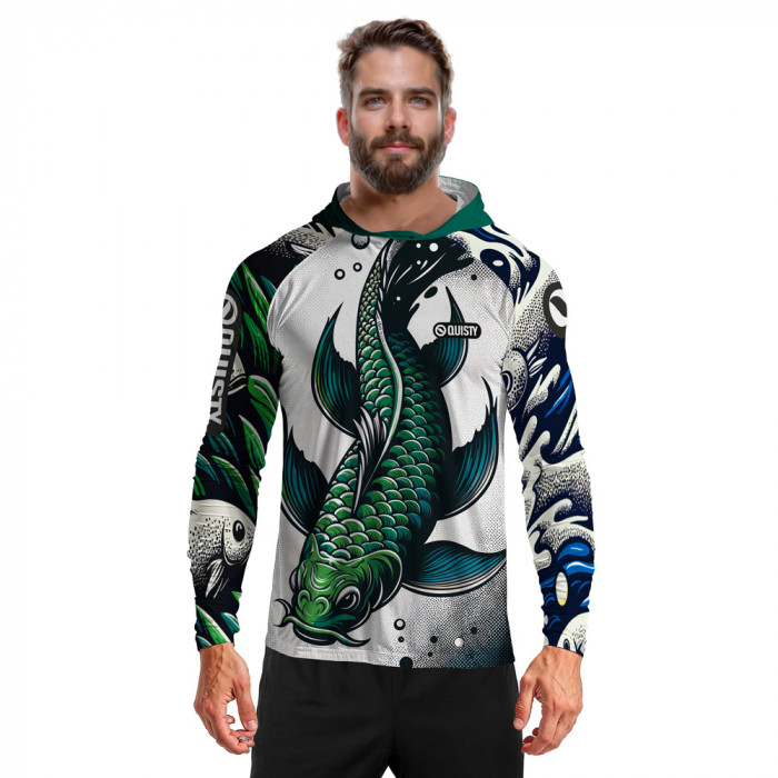 Camisa Com Capuz Hardy Protection Carpa Art - DryUv50+