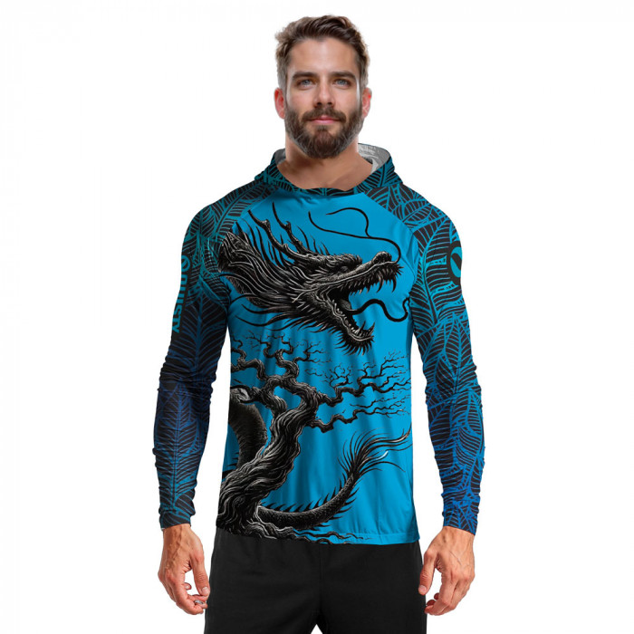 Camisa Com Capuz Hardy Protection Sea Dragon - DryUv50+