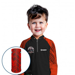 Combo Premium Infantil - Pro Elite Pátria Plantadora- Agro Sports- Camisa + Punho Luva + Máscara Premium Infantil DryUv50+- Produção Turbo! 