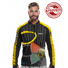 Camisa Premium - Pro Elite Tucunaré Cauda Pesca Esportiva - DryUv50+ Punho Luva